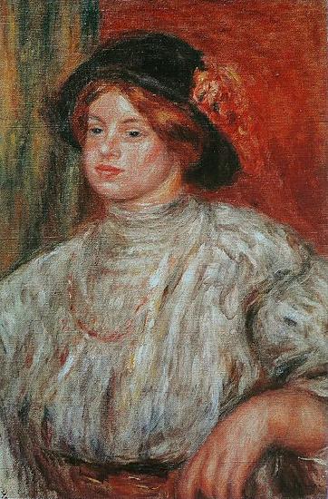 Pierre Auguste Renoir Gabrielle au chapeau oil painting image